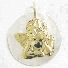 COLGANTE ORO AMARILLO PIEDRA