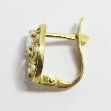 PENDIENTES NIÑA ORO AMARILLO PIEDRA