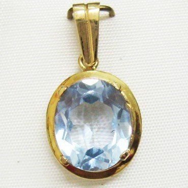 COLGANTE ORO AMARILLO PIEDRA
