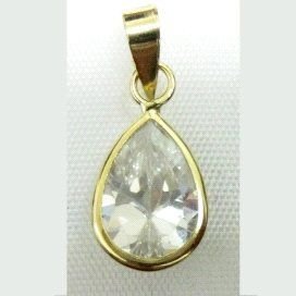 COLGANTE ORO AMARILLO PIEDRA