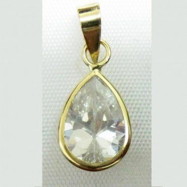 COLGANTE ORO AMARILLO PIEDRA