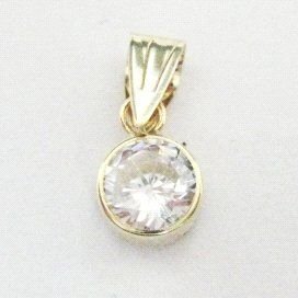 COLGANTE ORO AMARILLO PIEDRA