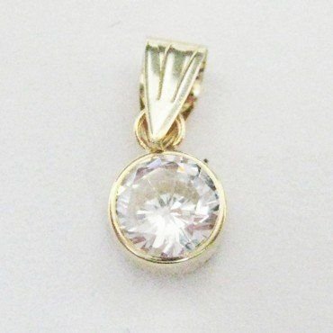 COLGANTE ORO AMARILLO PIEDRA