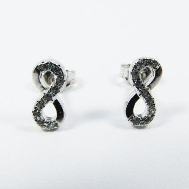PENDIENTES NIÑA ORO BLANCO PIEDRA