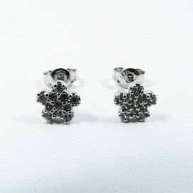 PENDIENTES NIÑA ORO BLANCO PIEDRA