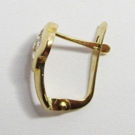 PENDIENTES NIÑA ORO AMARILLO PIEDRA