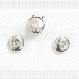 COLGANTE ORO BLANCO BRILLANTES