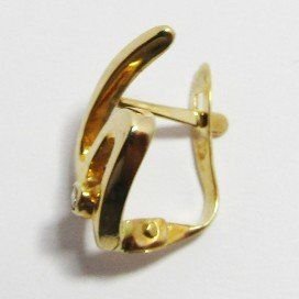 PENDIENTES NIÑA ORO AMARILLO PIEDRA
