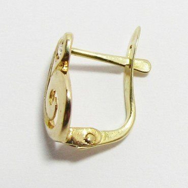 PENDIENTES NIÑA ORO AMARILLO PIEDRA