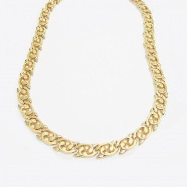 GARGANTILLA ORO AMARILLO ITALIANO LISO