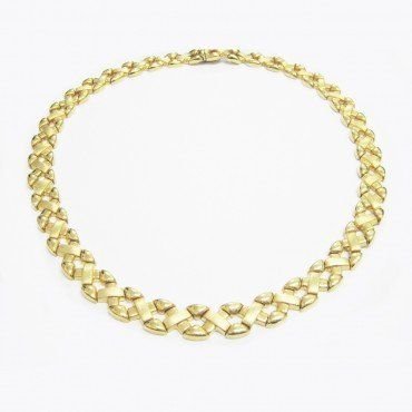 GARGANTILLA ORO AMARILLO ITALIANO LISO
