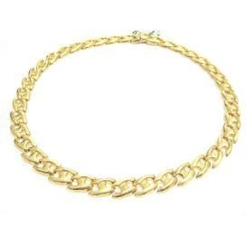 GARGANTILLA ORO AMARILLO ITALIANO LISO