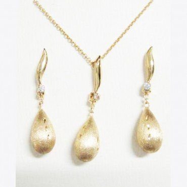GARGANTILLA ORO AMARILLO ITALIANO PIEDRA