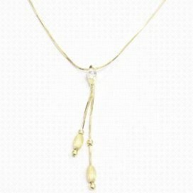 GARGANTILLA ORO AMARILLO ITALIANO PIEDRA
