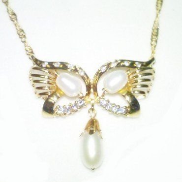 GARGANTILLA ORO AMARILLO PERLA