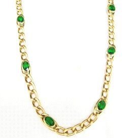 GARGANTILLA ORO AMARILLO PIEDRA