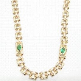 GARGANTILLA ORO AMARILLO PIEDRA