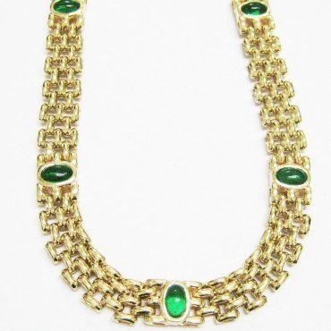 GARGANTILLA ORO AMARILLO PIEDRA