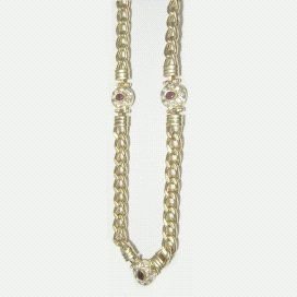 GARGANTILLA ORO AMARILLO PIEDRA