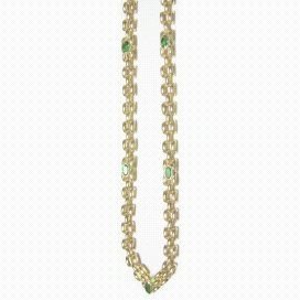GARGANTILLA ORO AMARILLO PIEDRA