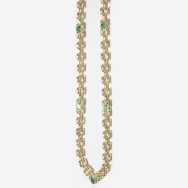 GARGANTILLA ORO AMARILLO PIEDRA