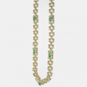 GARGANTILLA ORO AMARILLO PIEDRA
