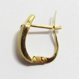 PENDIENTES NIÑA ORO AMARILLO PIEDRA