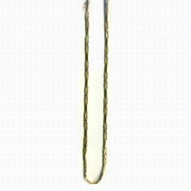 GARGANTILLA ORO BICOLOR ITALIANO LISO