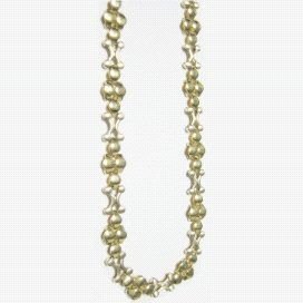 GARGANTILLA ORO BICOLOR ITALIANO LISO