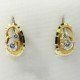 PENDIENTES NIÑA ORO AMARILLO PIEDRA