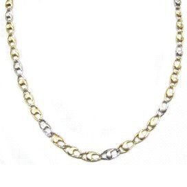 GARGANTILLA ORO BICOLOR ITALIANO LISO