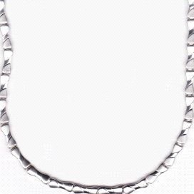 GARGANTILLA ORO BLANCO ITALIANA LISA