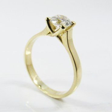 SORTIJA ORO AMARILLO PIEDRA