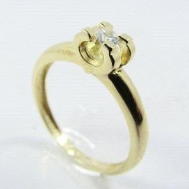 SORTIJA ORO AMARILLO PIEDRA