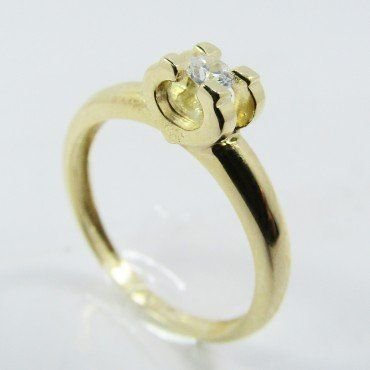 SORTIJA ORO AMARILLO PIEDRA