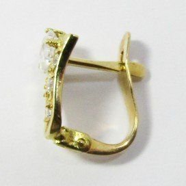 PENDIENTES NIÑA ORO AMARILLO PIEDRA