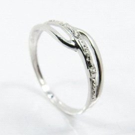 SORTIJA ORO BLANCO PIEDRA