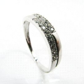 SORTIJA ORO BLANCO PIEDRA