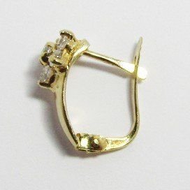 PENDIENTES NIÑA ORO AMARILLO PIEDRA