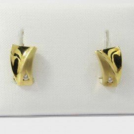 PENDIENTES NIÑA ORO AMARILLO PIEDRA