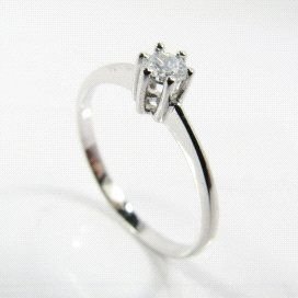 SORTIJA ORO BLANCO PIEDRA