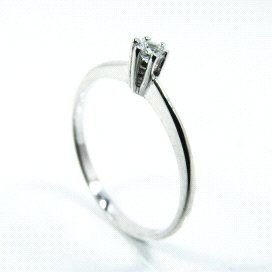SORTIJA ORO BLANCO PIEDRA