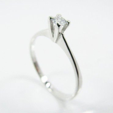 SORTIJA ORO BLANCO PIEDRA