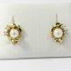 PENDIENTES NIÑA ORO AMARILLO PERLA