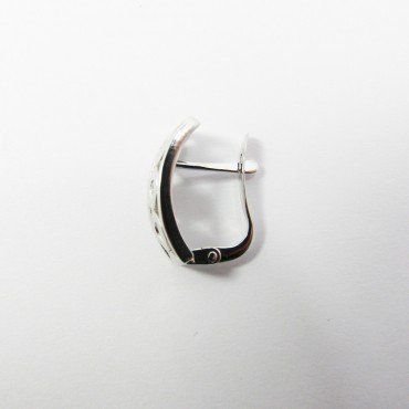 SORTIJA Y PENDIENTES ORO BLANCO PIEDRA