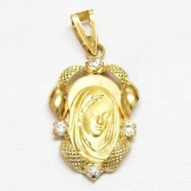 MEDALLAS ORO AMARILLO PIEDRA