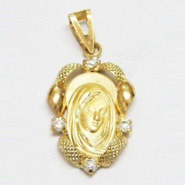 MEDALLAS ORO AMARILLO PIEDRA