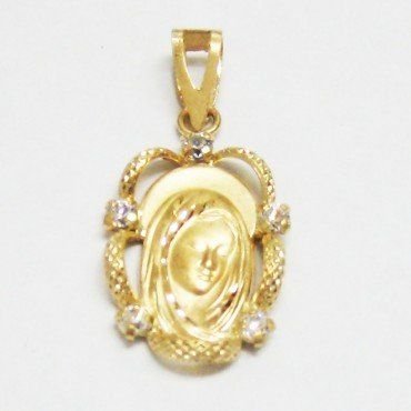 MEDALLAS ORO AMARILLO PIEDRA