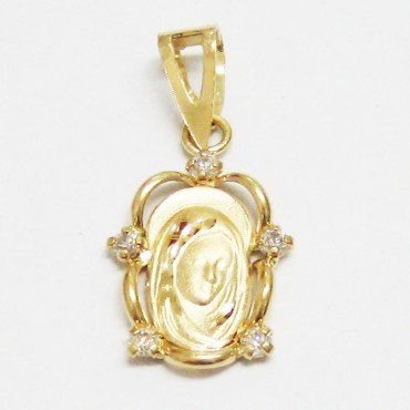 MEDALLAS ORO AMARILLO PIEDRA