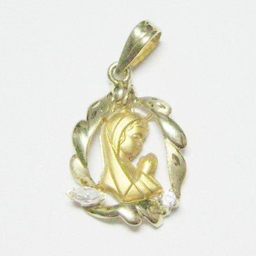 MEDALLAS ORO AMARILLO PIEDRA